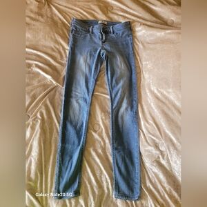 Hollister Blue Skinny Jeans Sleek Fit